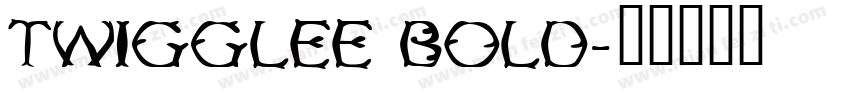 Twigglee Bold字体转换